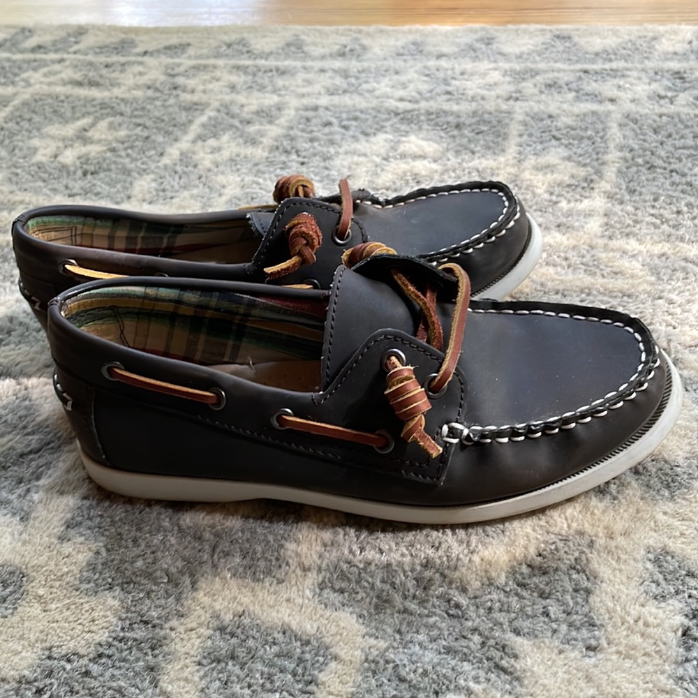 Bass Regatta Leather boat shoes size 6 - Picture 4 of 6